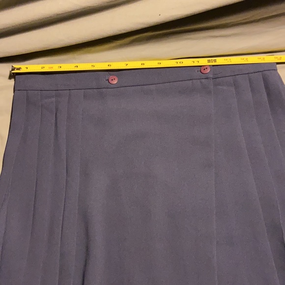 Vintage Rampage Pleated A-Line Skirt Junior's Size 9 - Picture 6 of 7